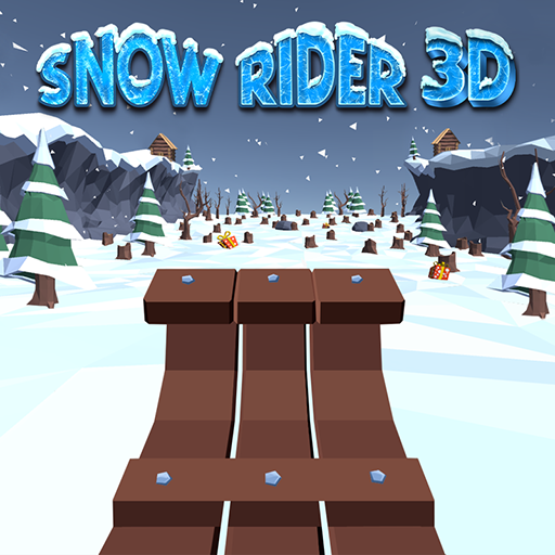guy riding snow