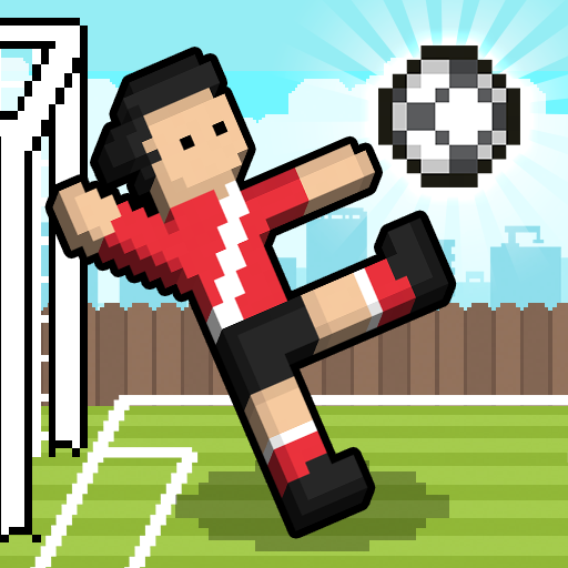 guy kicking soccerball 