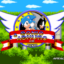 Sonic and Ashuro chilling in an icon