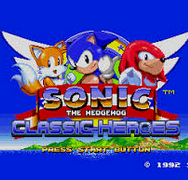 Sonic, Tails and Knuckles sitting in an icon 